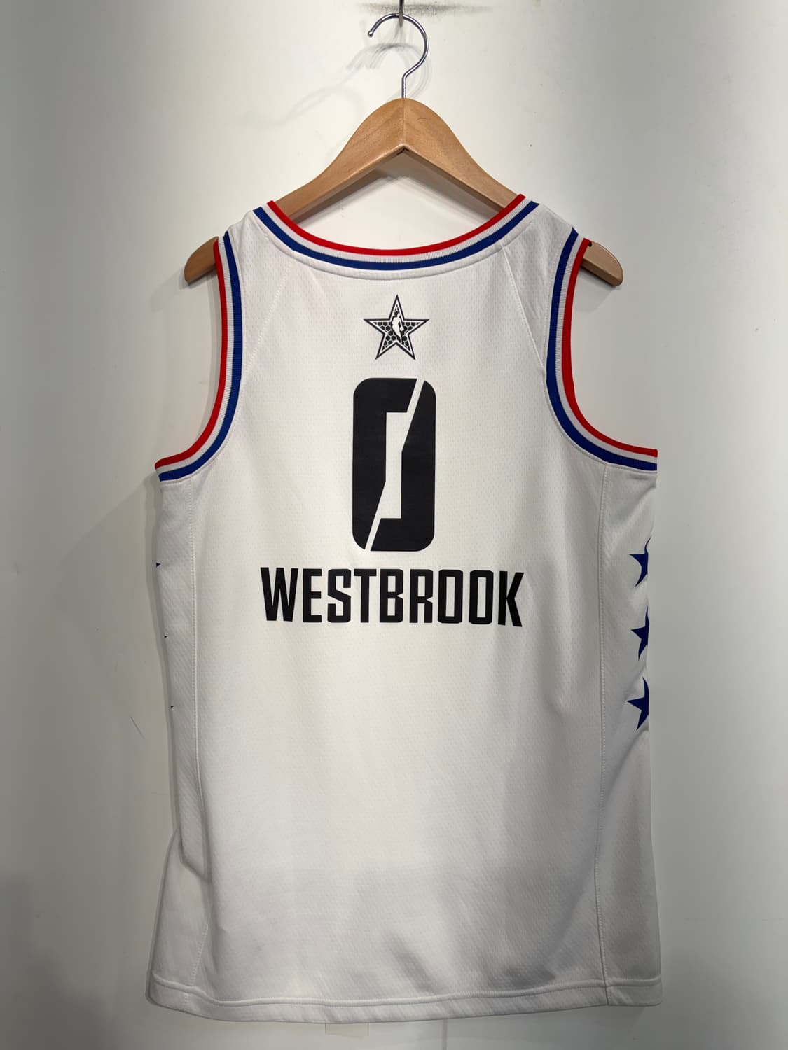 S 나이키 NBA 2019 올스타 져지 러셀 웨스트브룩 화이트 상품이미지7