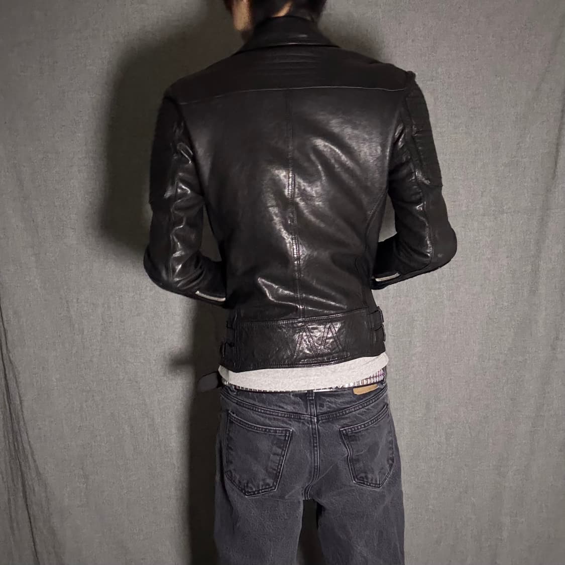 이태리 램스킨 라이더 자켓 상품이미지5