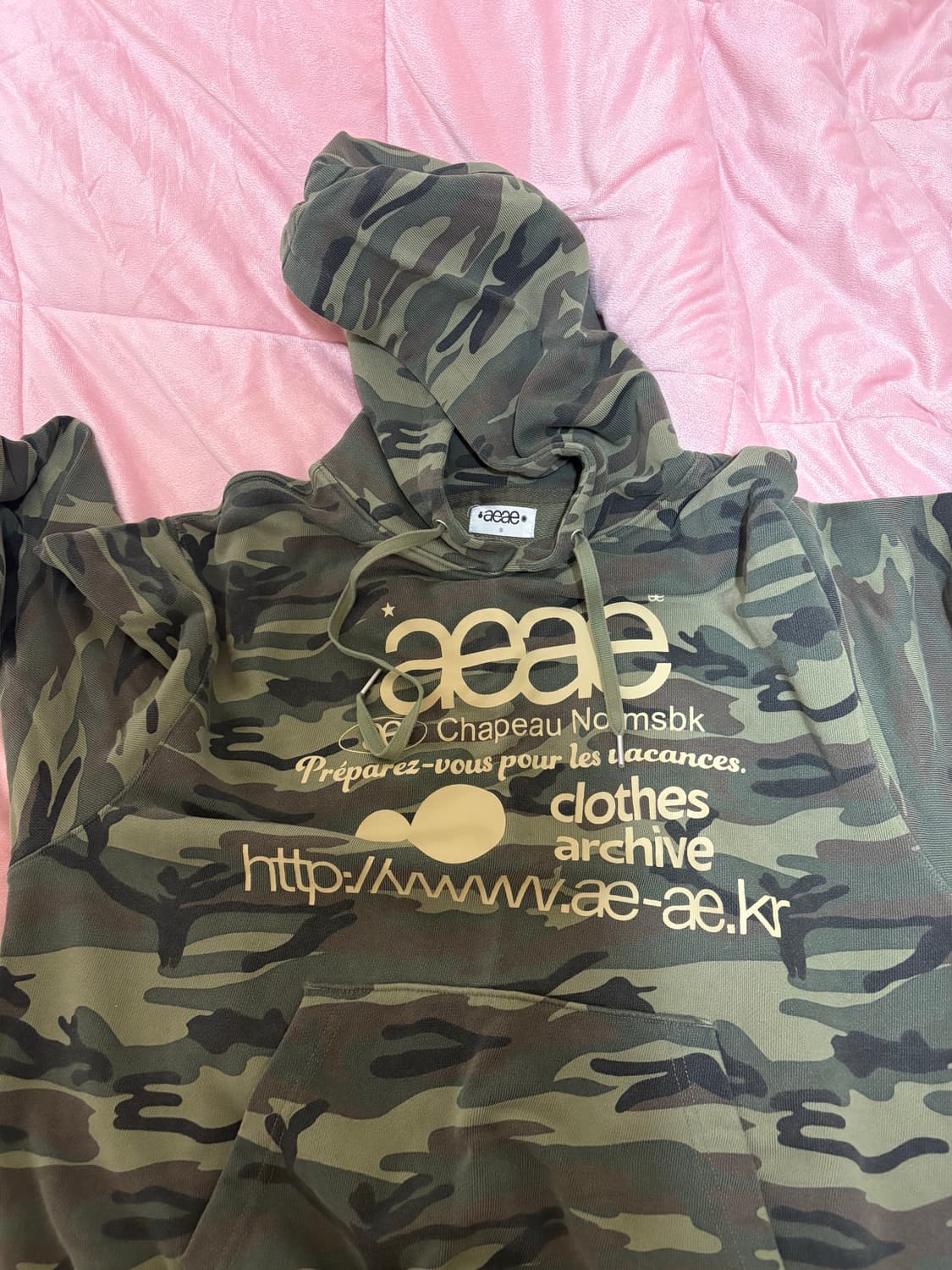 aeae 카모 후드티 사이즈 0 상품이미지1
