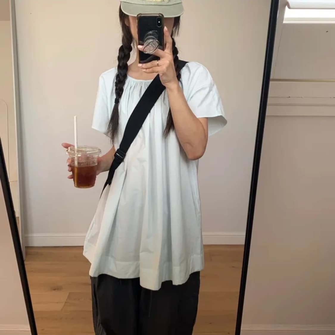 아밀트 리리 하프 원피스 - sky blue 상품이미지1