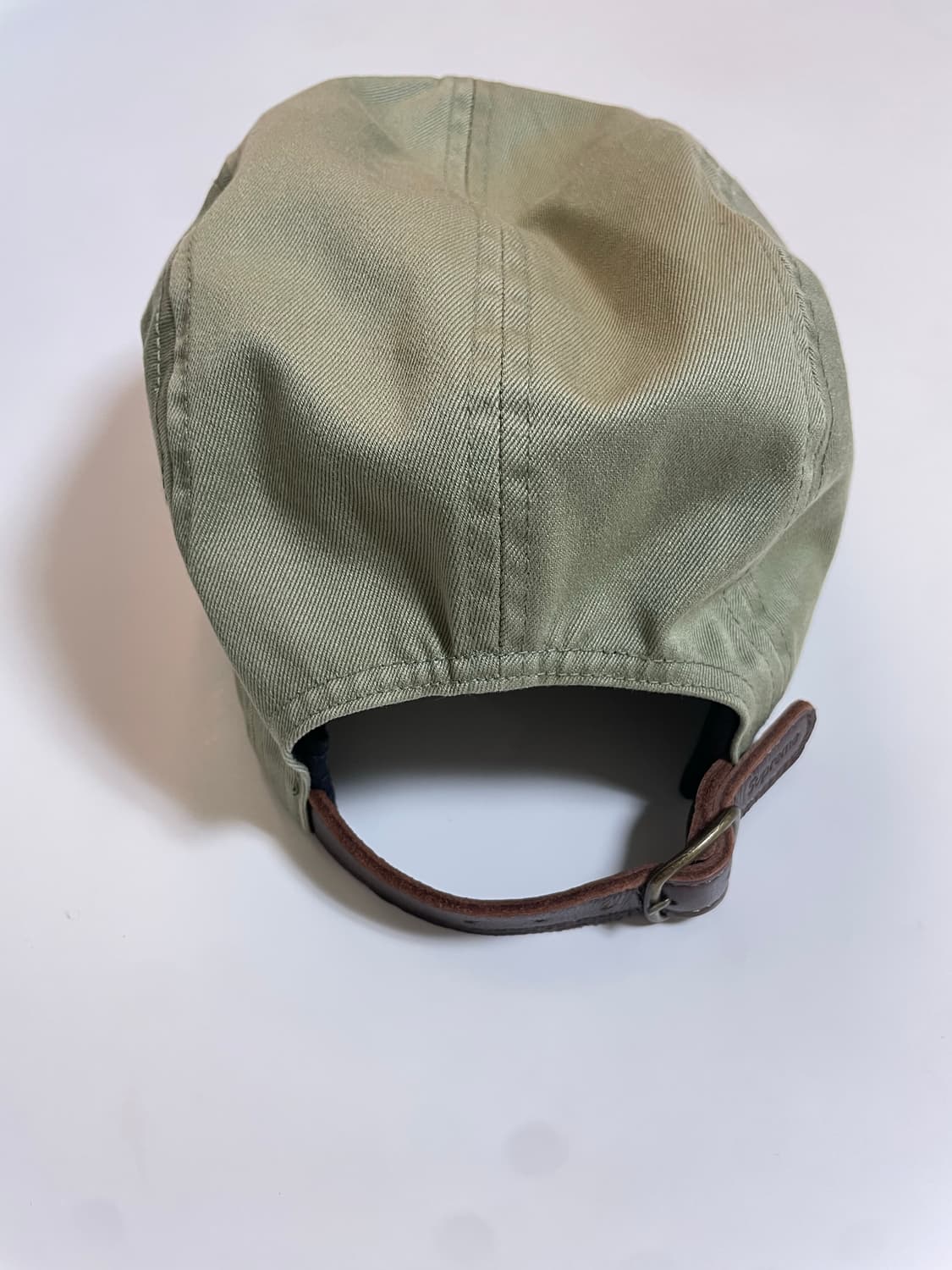 23ss) 슈프림 워시드 치노 트윌 캠프캡 올리브 상품이미지5