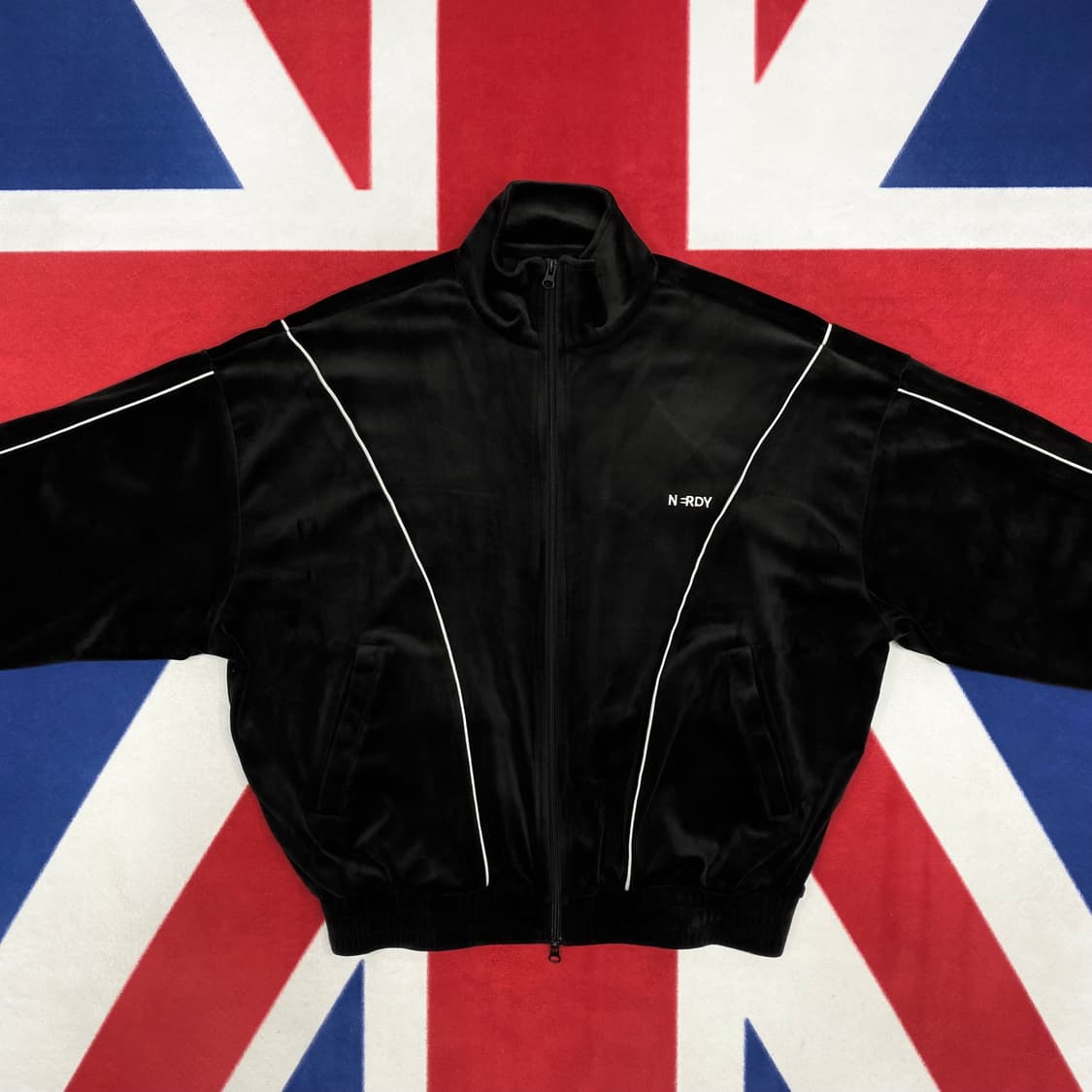 널디 벨벳 져지  XS 실측 M  상품이미지2