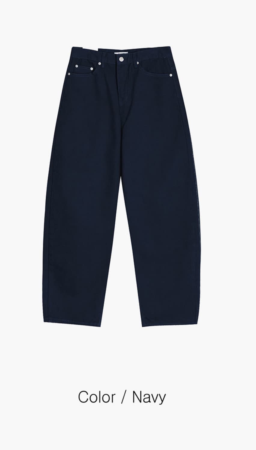 Usa 커브드 코튼 팬츠 M 상품이미지3