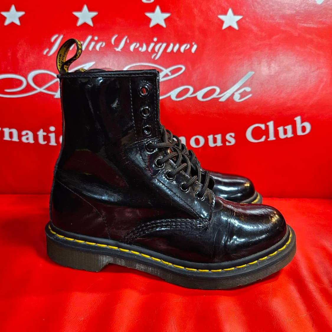 닥터마틴(Dr.Martens) 1460w 8홀 유광 부츠 상품이미지5