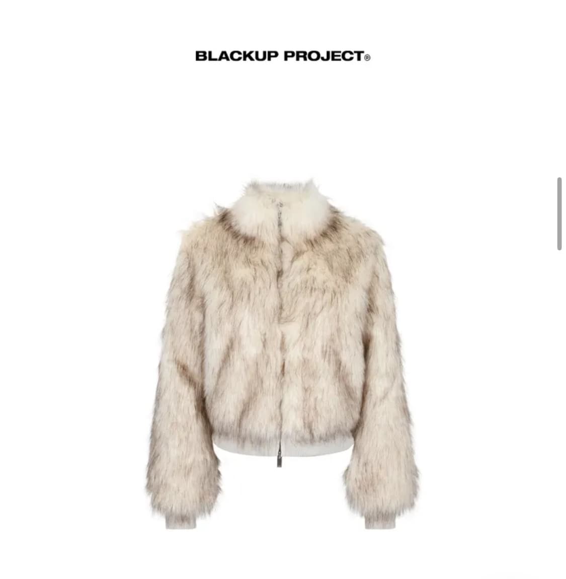 [MADE] 라뷰 투톤퍼 하이넥 점퍼 [자체제작 제작상품 반목 퍼점퍼 퍼 상품이미지1