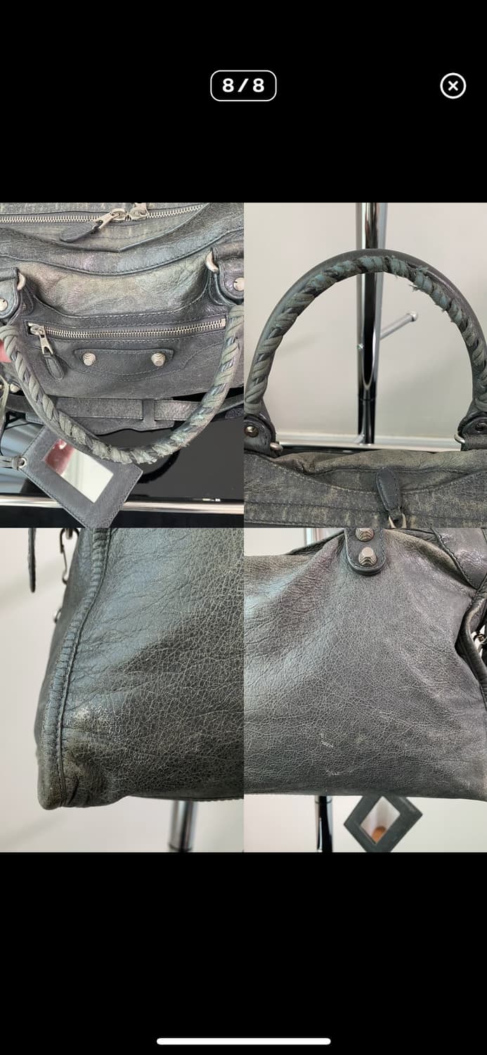 발렌시아가 모터백 진그레이 상품이미지4