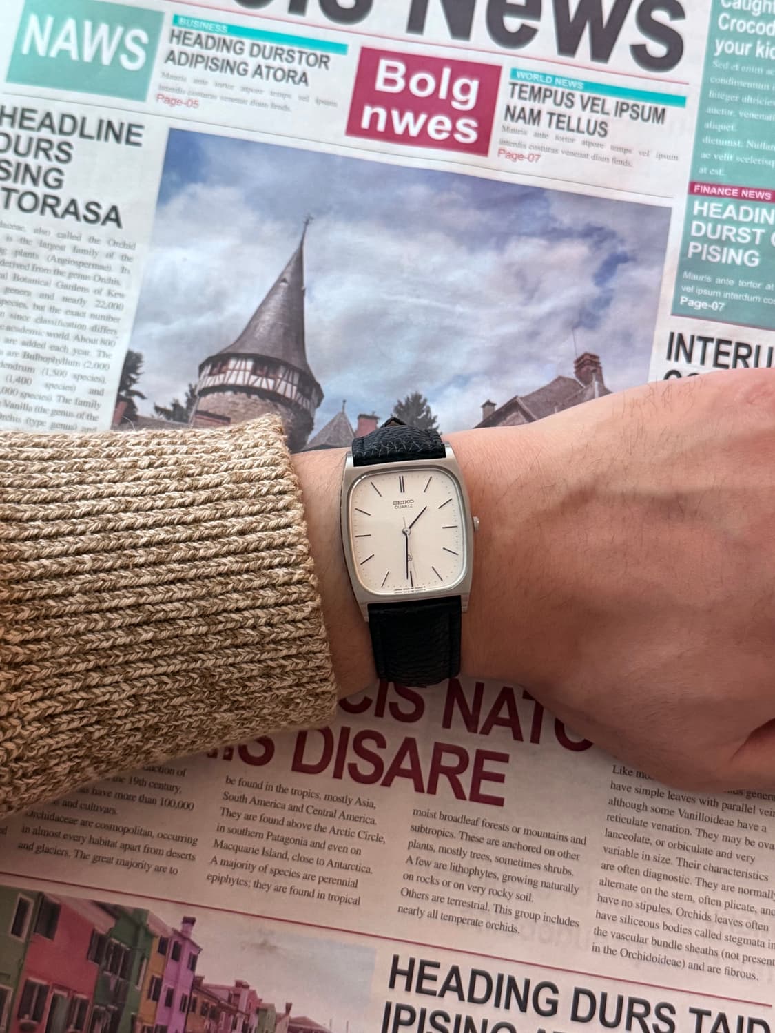 Seiko 세이코 Square Quartz 상품이미지5
