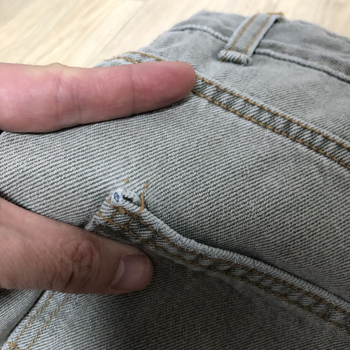 (L) 새상품 위캔더스 WKNDRS DRAGGY 워크 카펜터 팬츠 올리브 상품이미지6