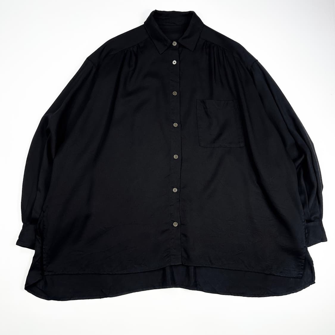 VTG 빈티지 재팬 블랙 블라우스 셔츠 (Free 여성추천) 상품이미지2