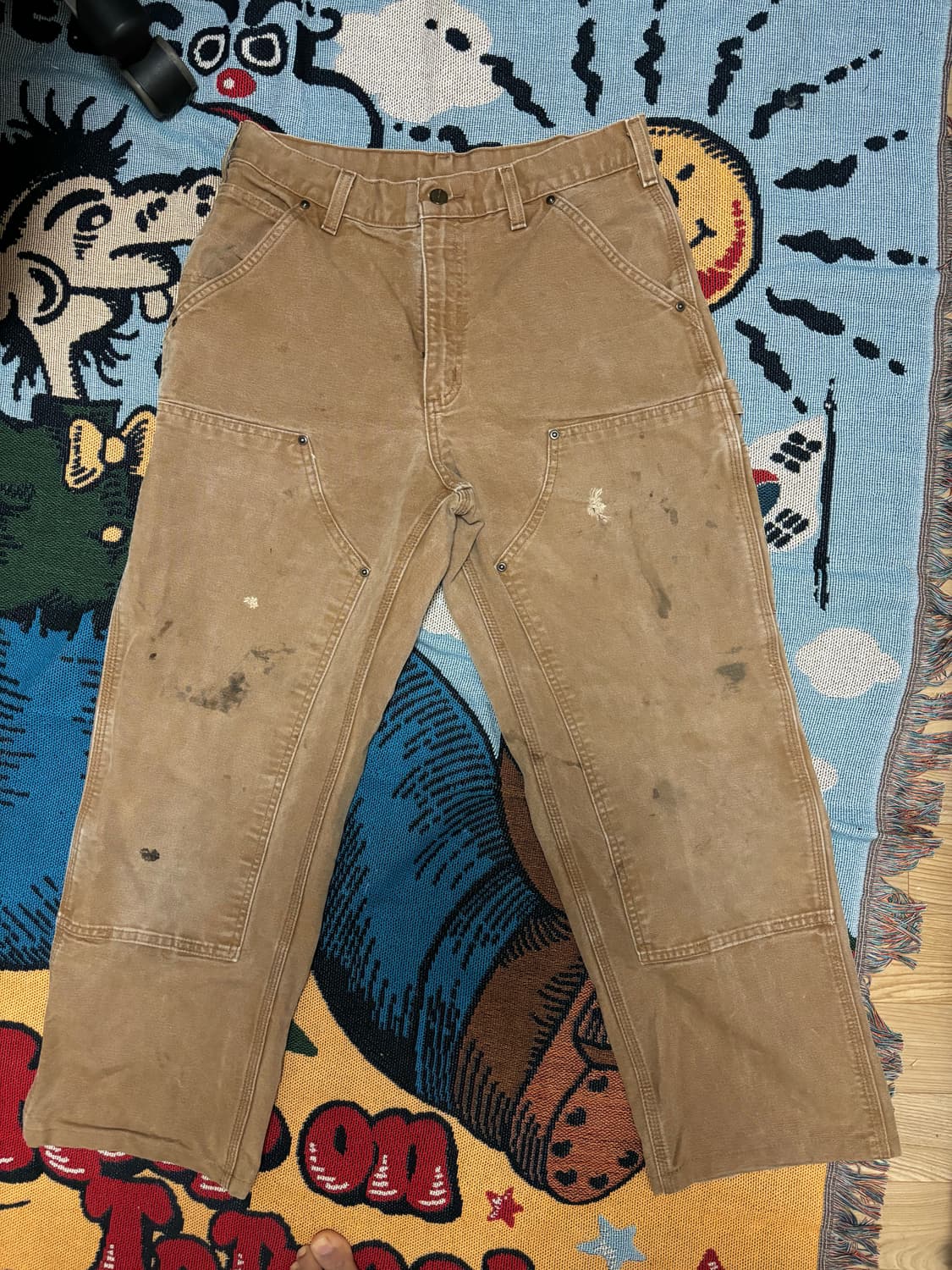 빈티지 칼하트 더블니탄 팬츠 탄 컬러 31 사이즈 상품이미지1