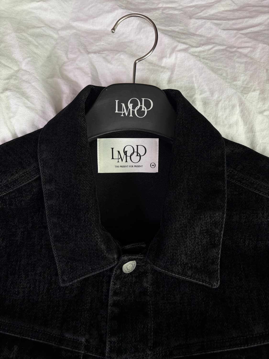 엘무드 버번 데님 벨벳틴 트러커 자켓 / 46 / lmood 상품이미지3