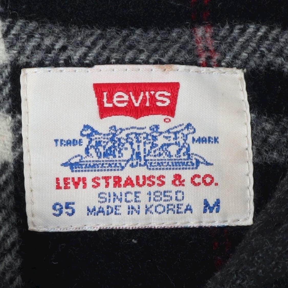 리바이스 2000s 챠콜 울 더플코트 상품이미지8