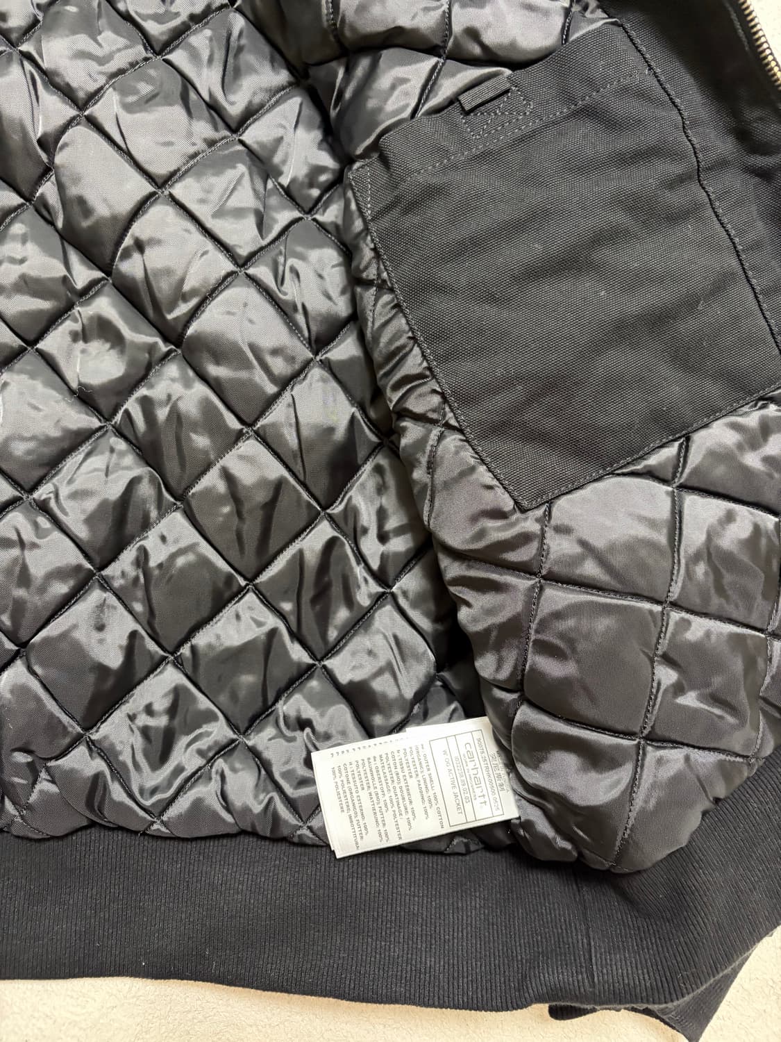 [S] 칼하트 윕(WIP) 우먼스 OG 액티브 자켓 (블랙) 상품이미지4