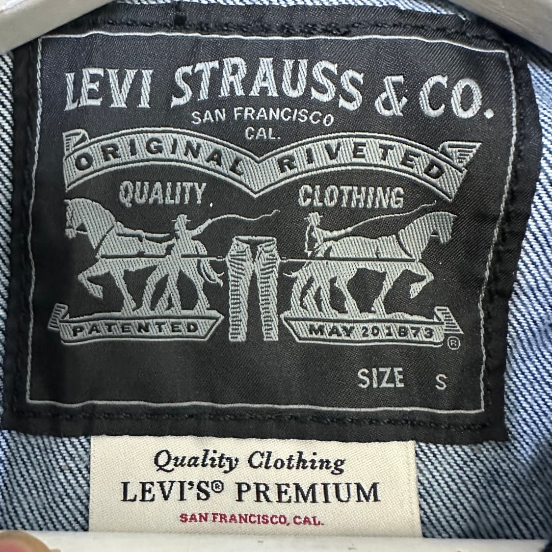 [S] 리바이스 청 집업 자켓 상품이미지2