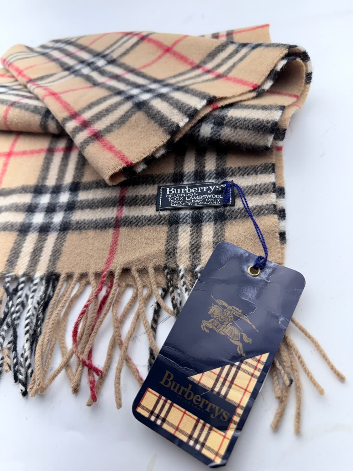 100% LAMBSWOOL 버버리 상품이미지1