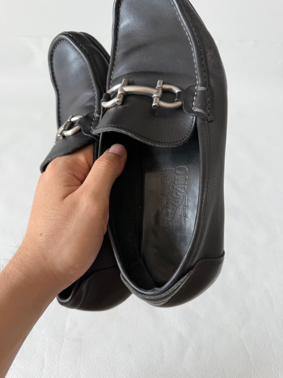 [US7.5]살바토레페라가모(Salvatore Ferragamo)레더로퍼 상품이미지9