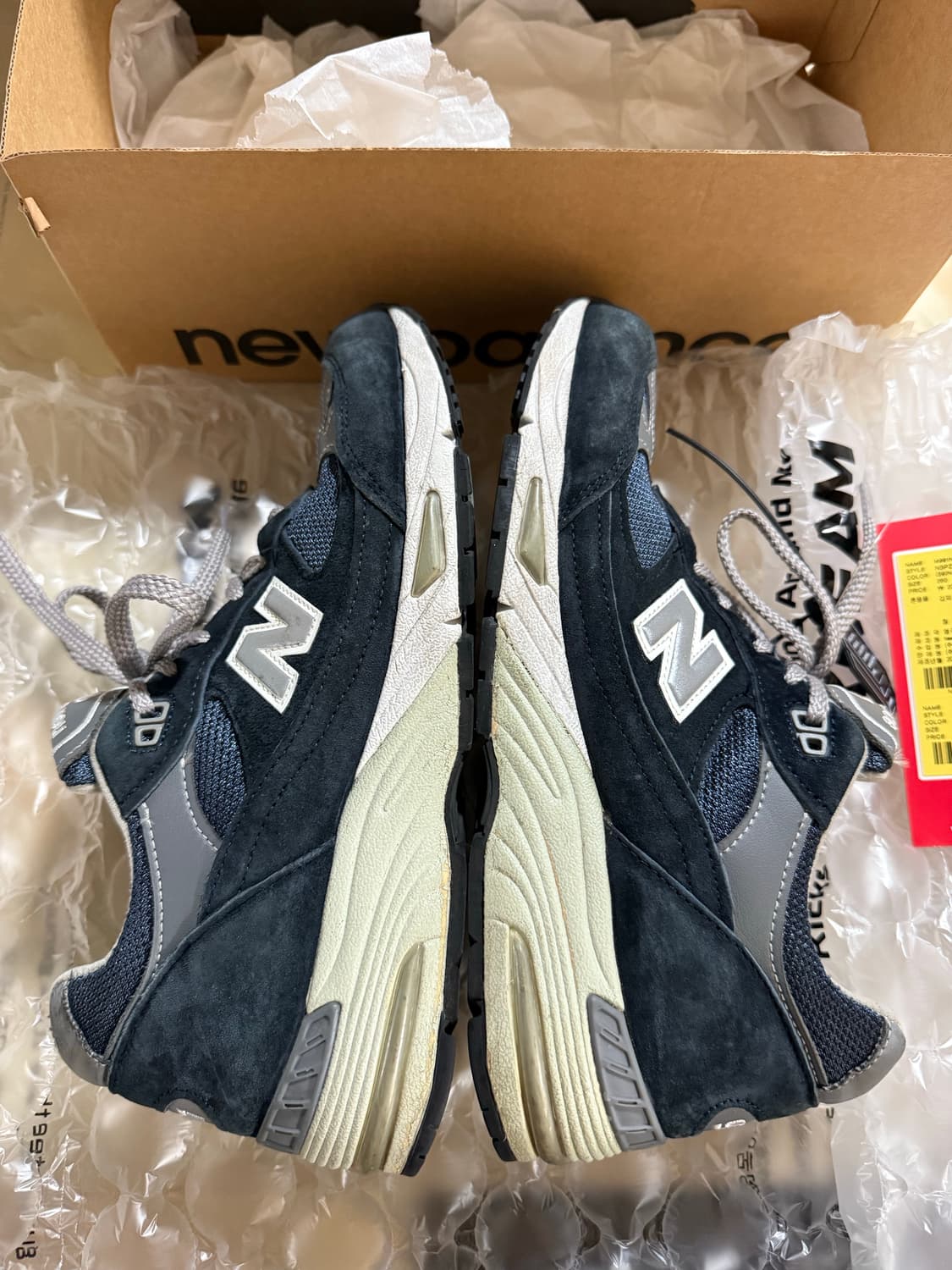 260 뉴발란스 991 Made in UK 네이비 상품이미지4