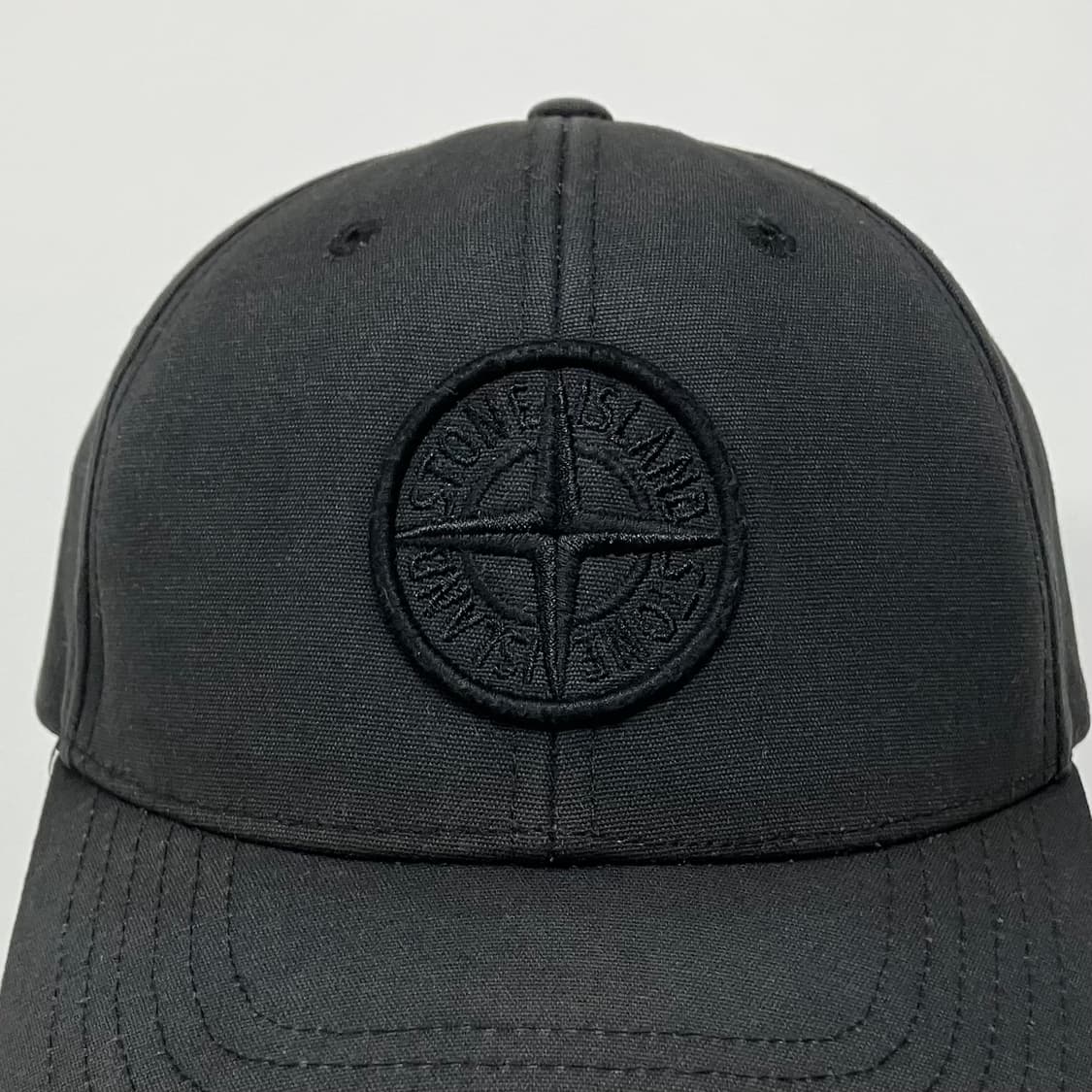[Stone Island] 스톤아일랜드 로고 와펜 볼캡 모자 블랙 상품이미지5