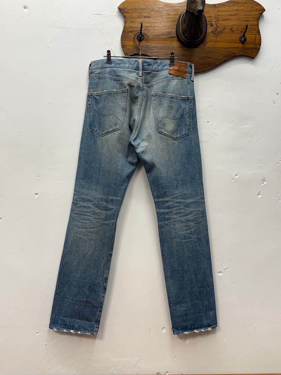 아비렉스 타입 블루 셀비지 데님 팬츠 상품이미지5