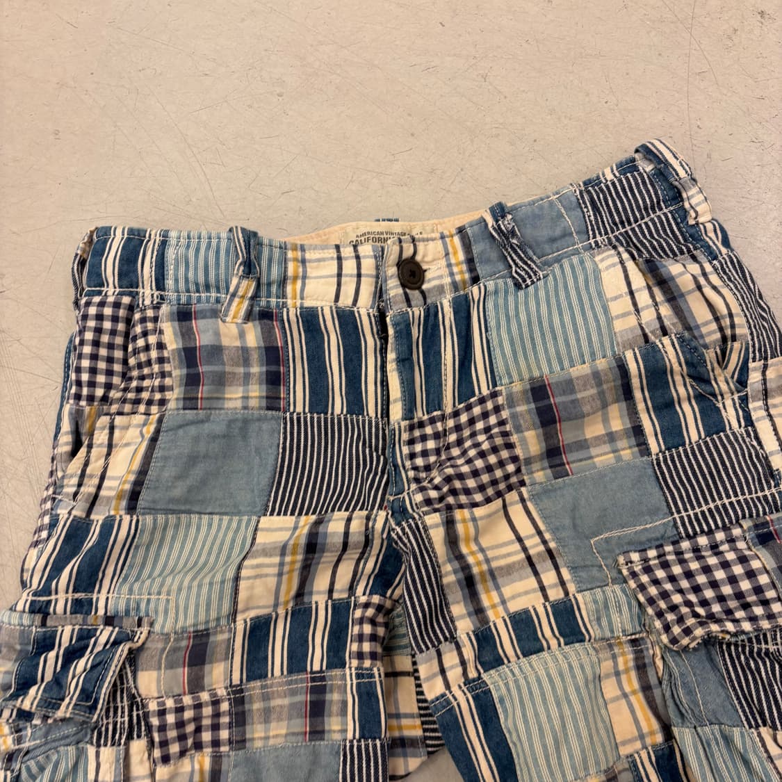 후아유 패치워크 카고 반바지 상품이미지2