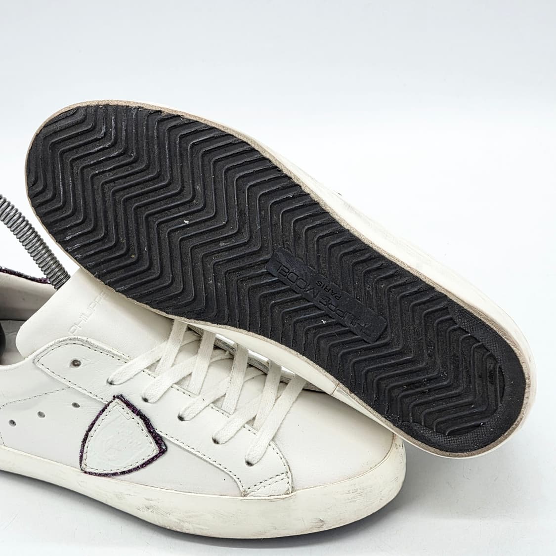 필립모델 우먼스 로우탑 스니커즈 글리터 (36) 상품이미지3