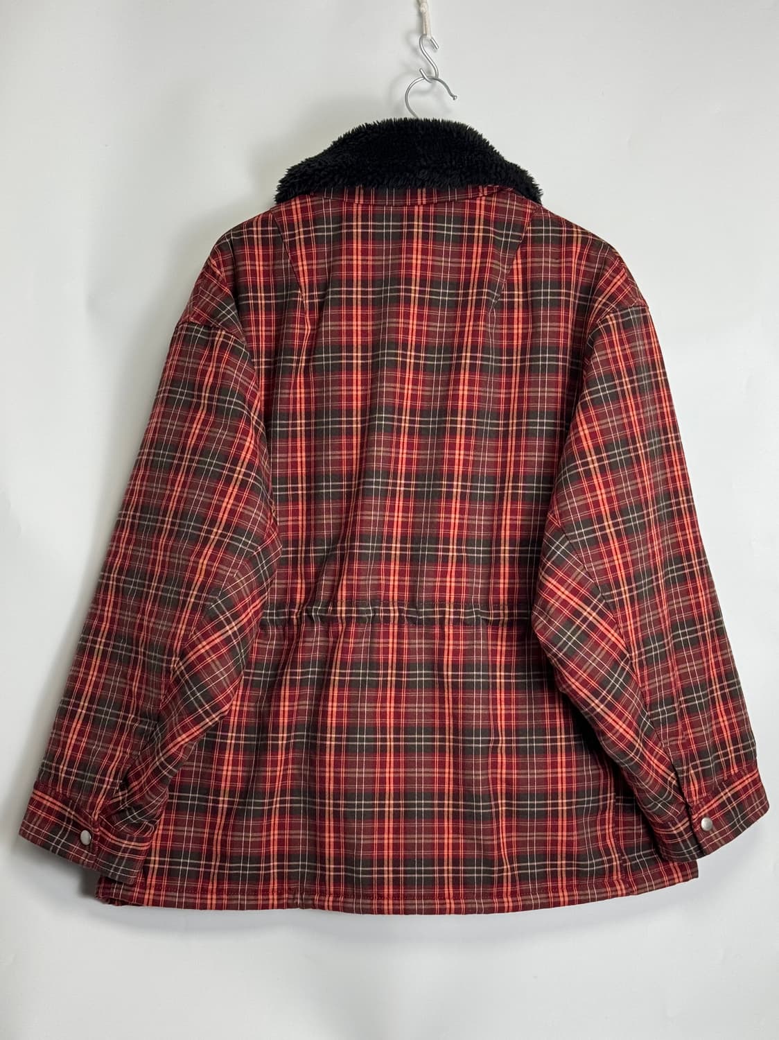 GU X 뷰티풀 피플 체크 보아 후리스 플리스 자켓 블루종 L 상품이미지3