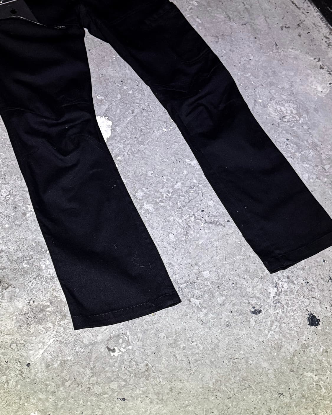 Black Utility Straight Pants  매트한 블랙 코튼  상품이미지5