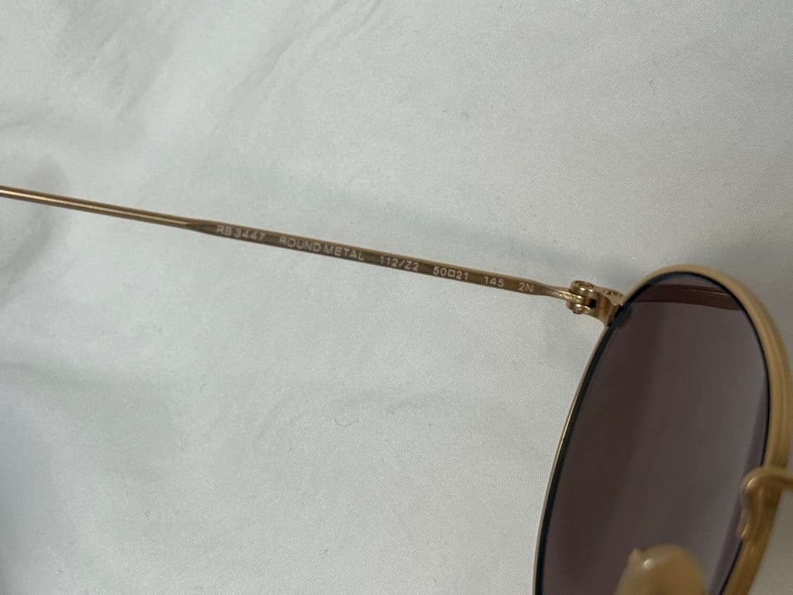 레이밴 RB3447 핑크미러 Round Metal 선글라스 상품이미지4