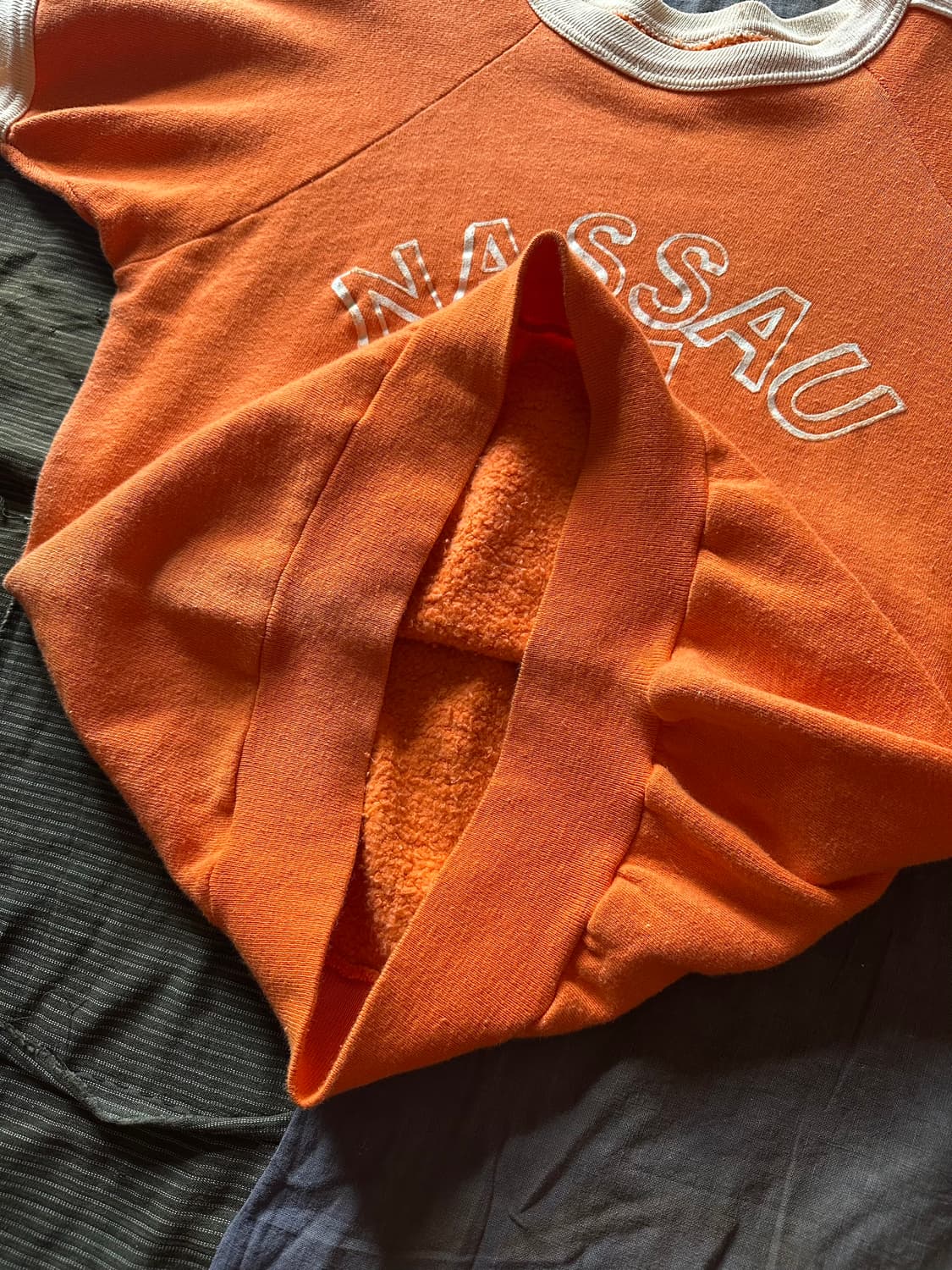 60s USA Vintage Half Sweat Shirt 상품이미지6