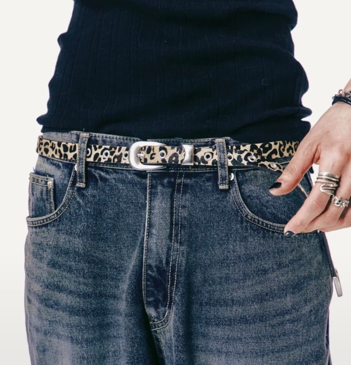 랜 아카이브 레오파드 벨트 상품이미지1