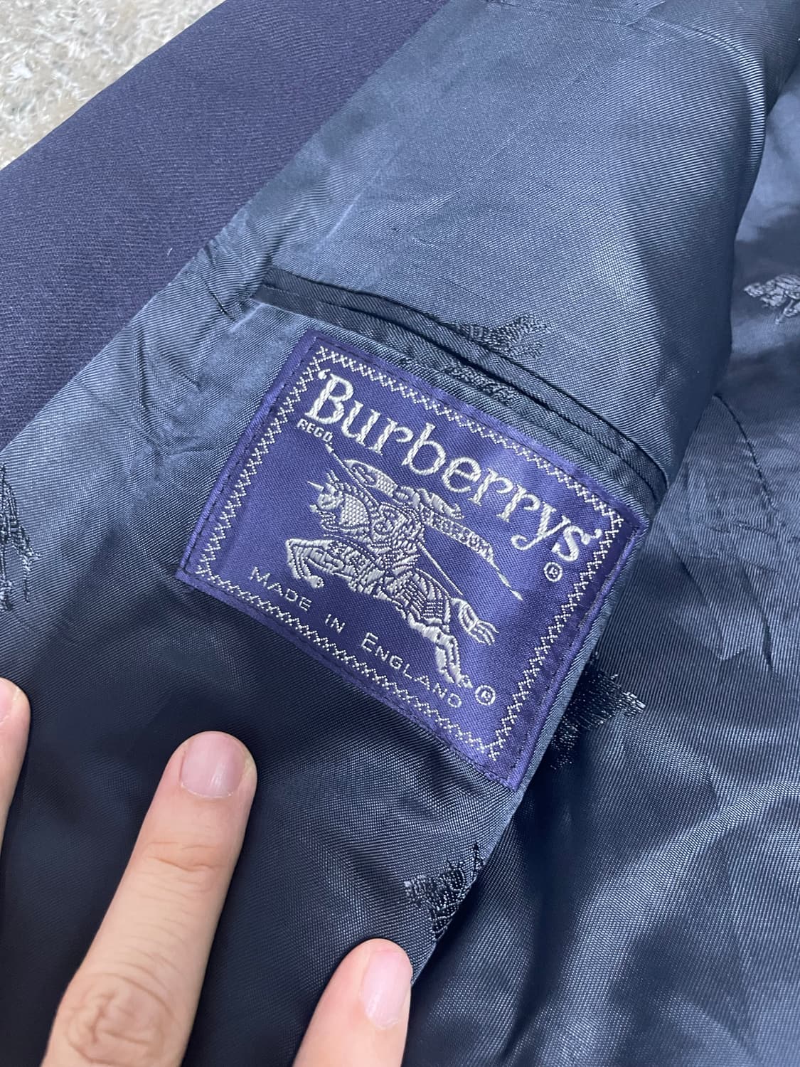 버버리 영국제 2버튼 사이즈 100~105 상품이미지4