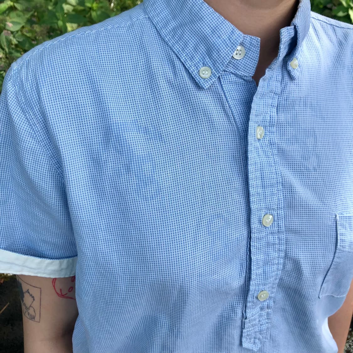 Made in Japan half shirts Sky 상품이미지3