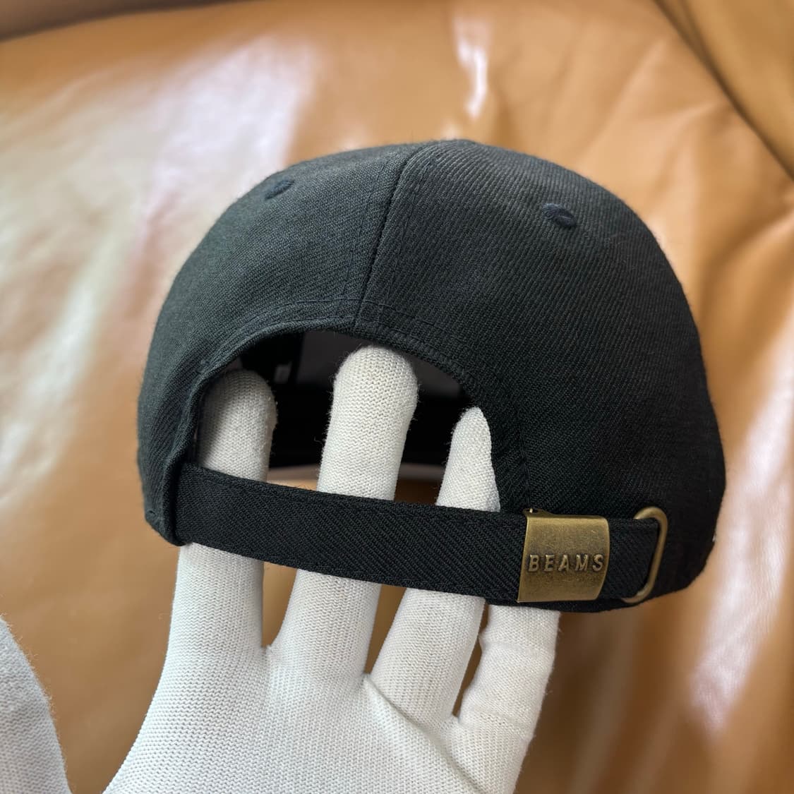 BEAMS 빔즈 빔스 뉴에라 9Fifty 6패널 볼캡 모자 메츠 블랙 상품이미지7