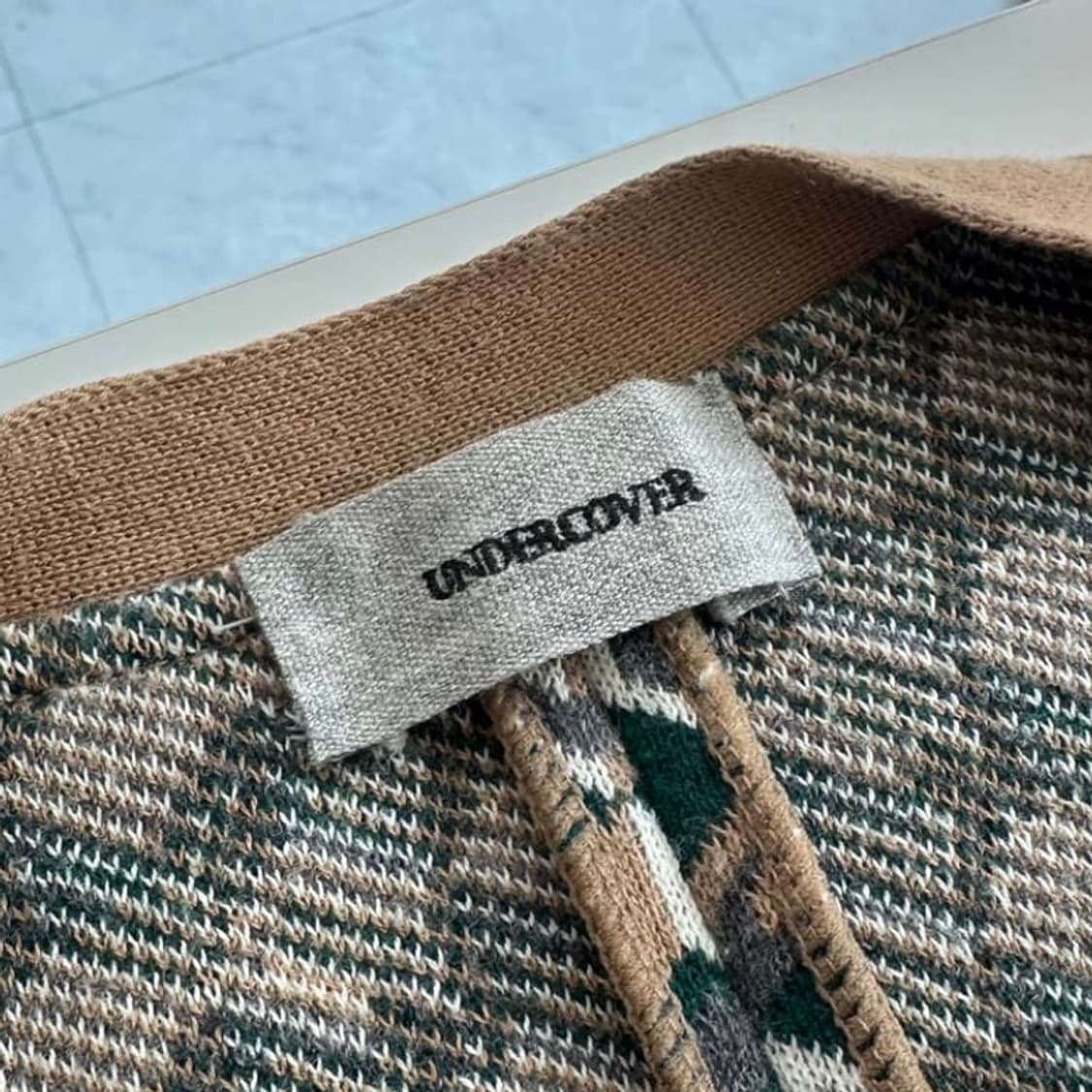 언더커버 UNDERCOVER 퍽 자카드 가디건 2 사이즈 상품이미지4