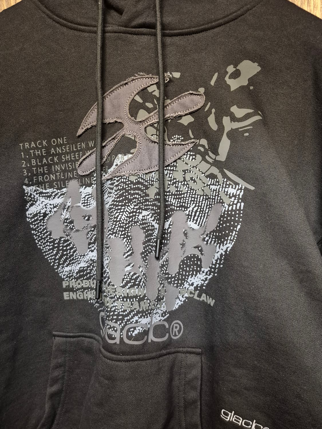 GLACK BLACK HOODIE 상품이미지4