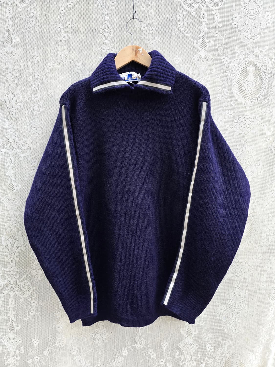 90s 셔틀랜드 울 피셔맨 니트 테플론 사양 상품이미지1