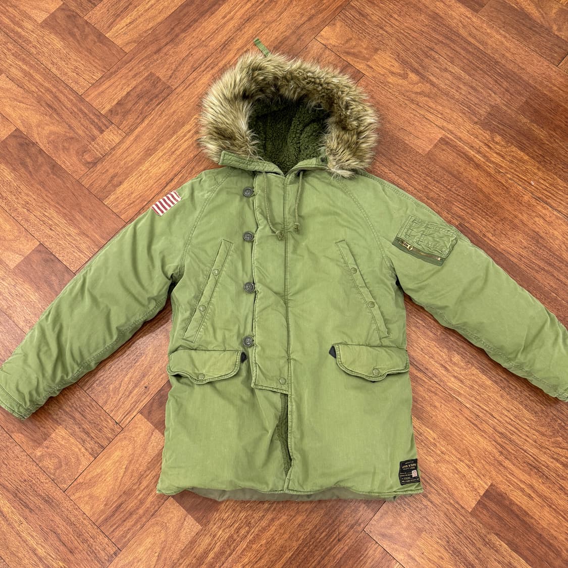 M(105) 폴로 랄프로렌 데님앤서플라이 N3B 덕다운 자켓  상품이미지3