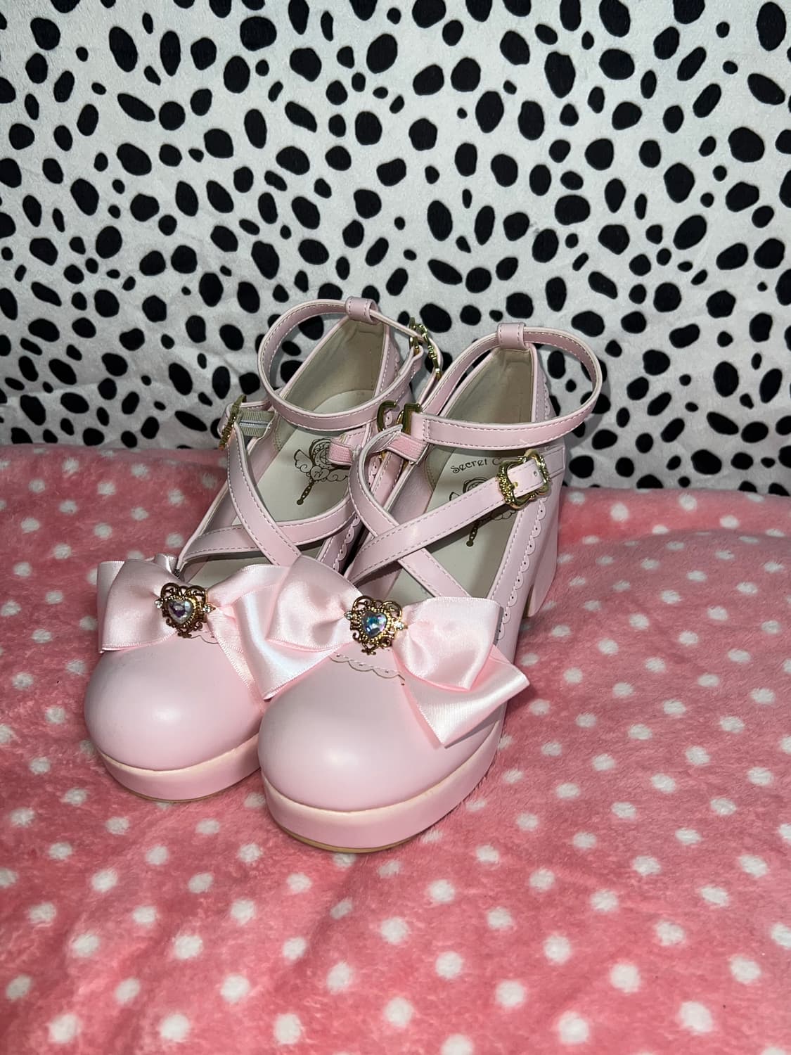 지뢰계 양산형 양지뢰 리즈리사 구두 로리타  상품이미지1