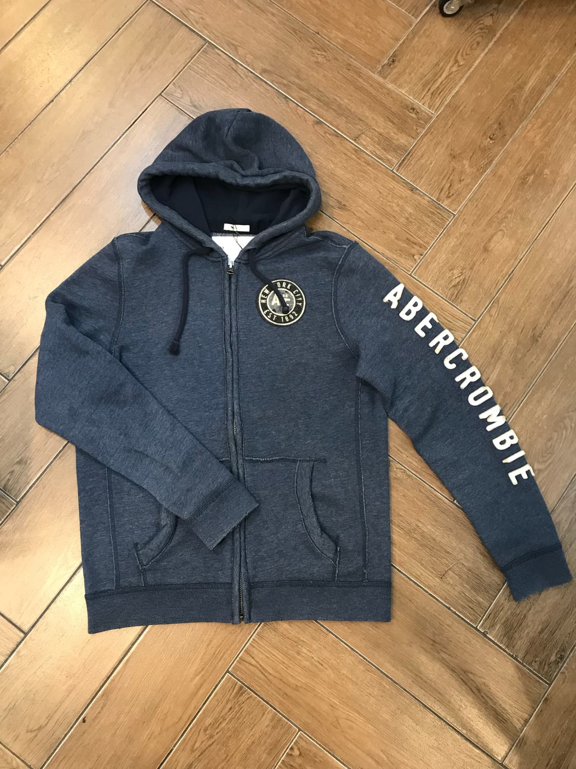 아베크롬비 네이비 후드집업 (L) 상품이미지4