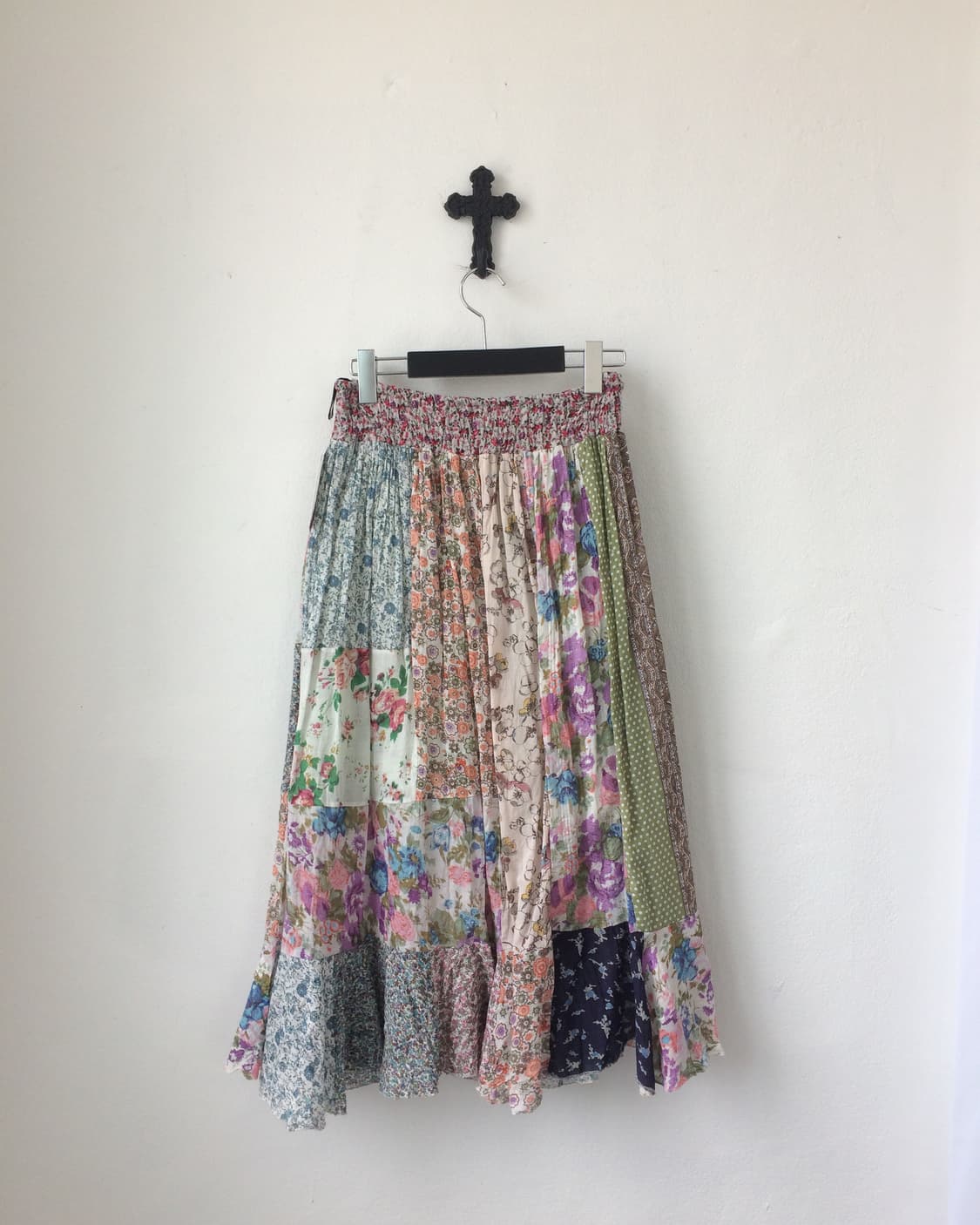 Patch work pattern skirt 상품이미지2