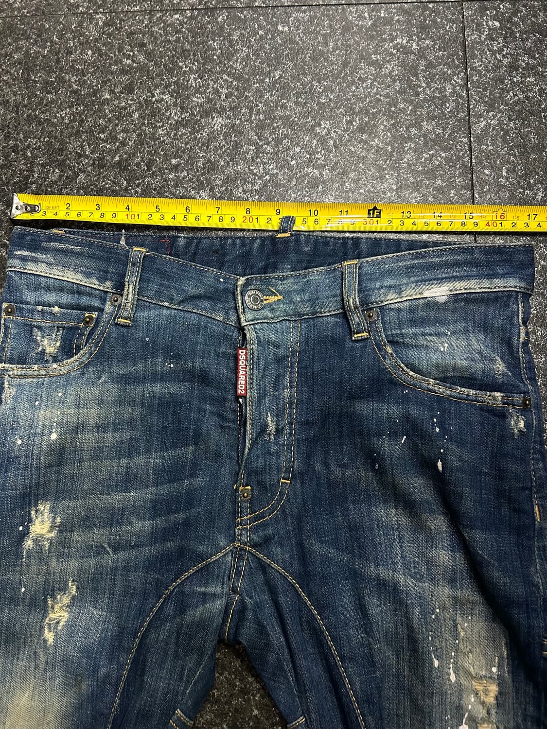 디스퀘어드2 스판 데님 청바지 남성허리 31~32인치 상품이미지6