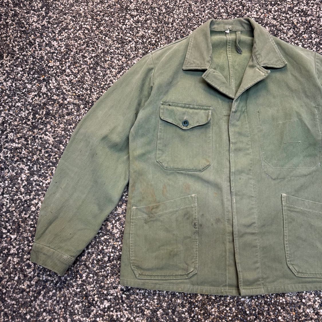 빈티지 프렌치 워크 자켓 (M)   상품이미지3