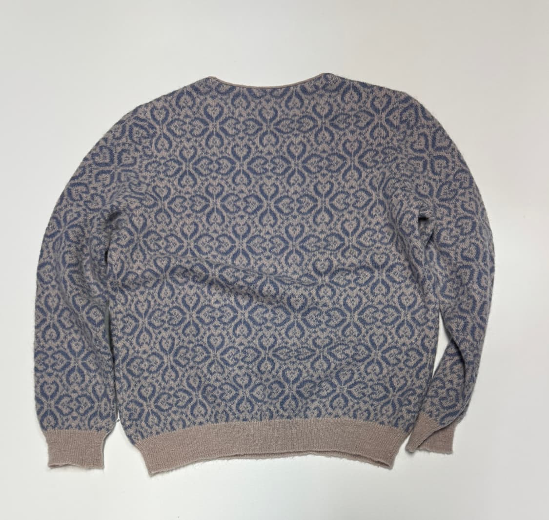 여성 온앤온 패턴 알파카 모헤어 니트 2 상품이미지2