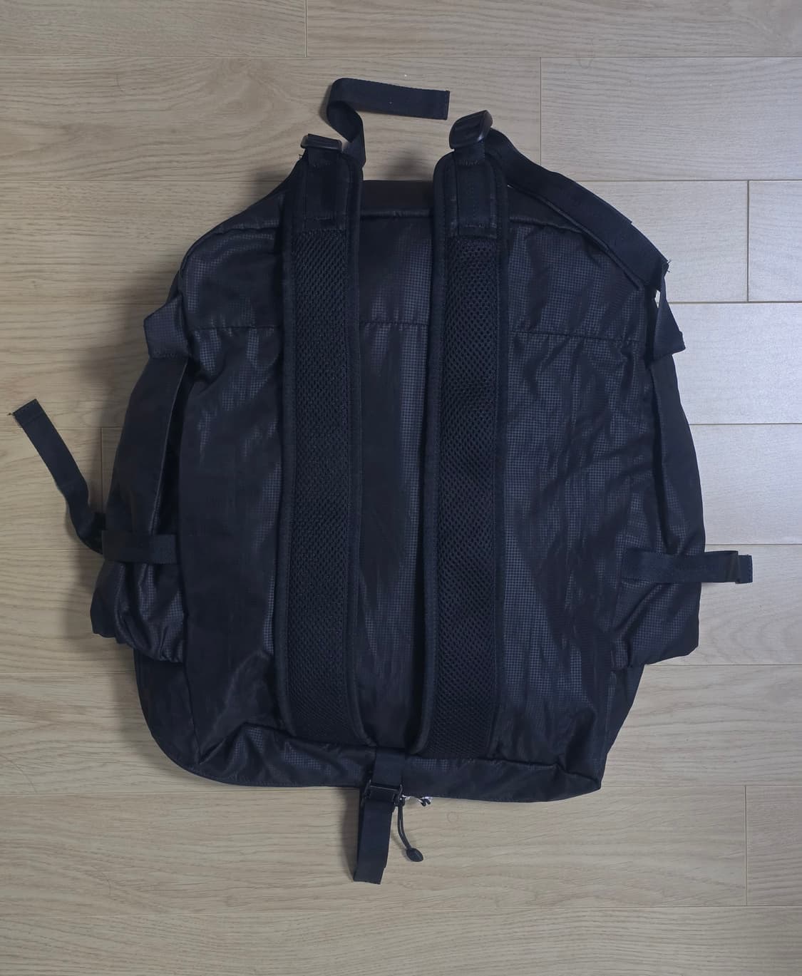 아네스베 나일론 경량 백팩 블랙 상품이미지4