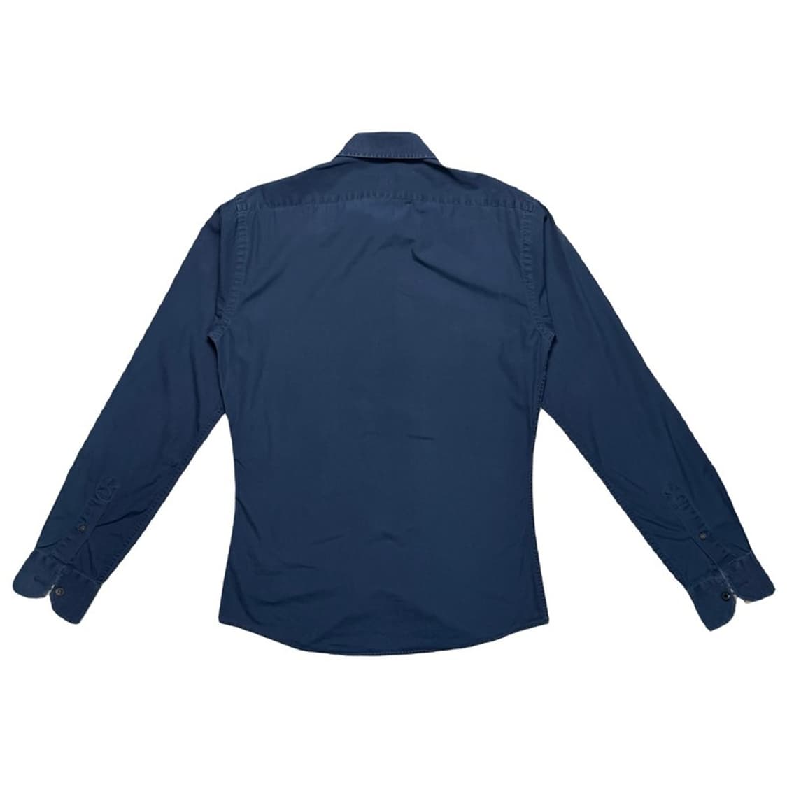 버버리 군마 자수 슬림핏 셔츠 네이비 S 상품이미지7