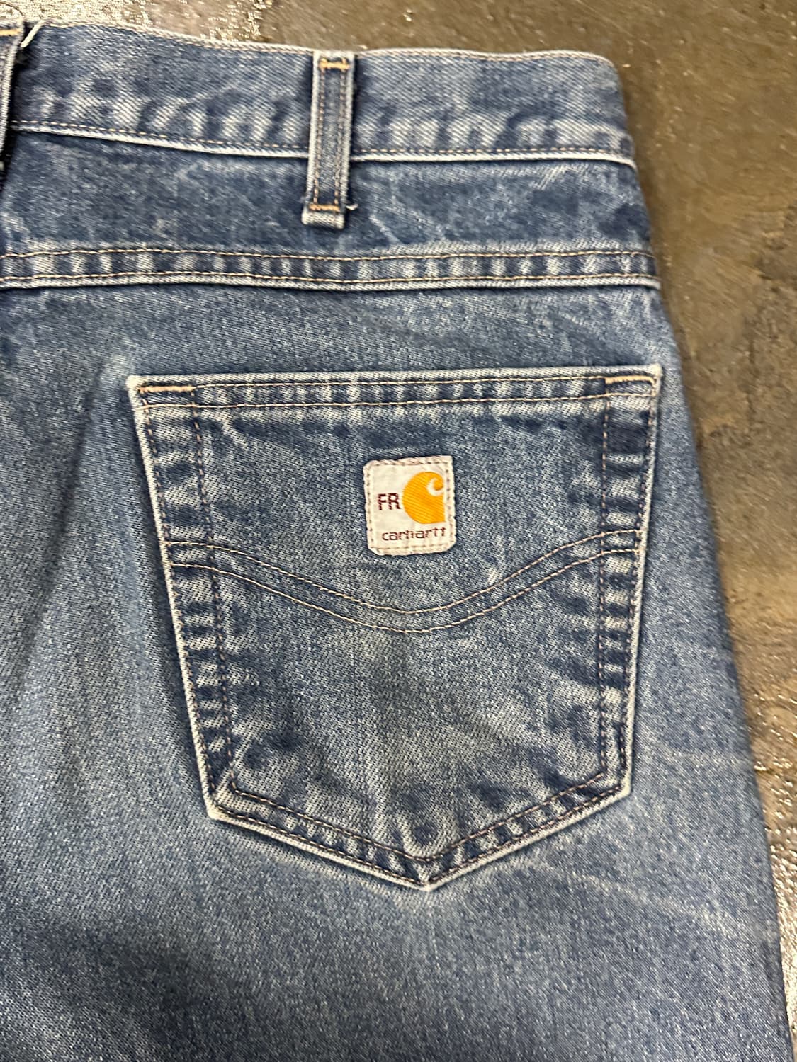 칼하트 FR 릴렉스핏 데님팬츠 33x38 상품이미지6