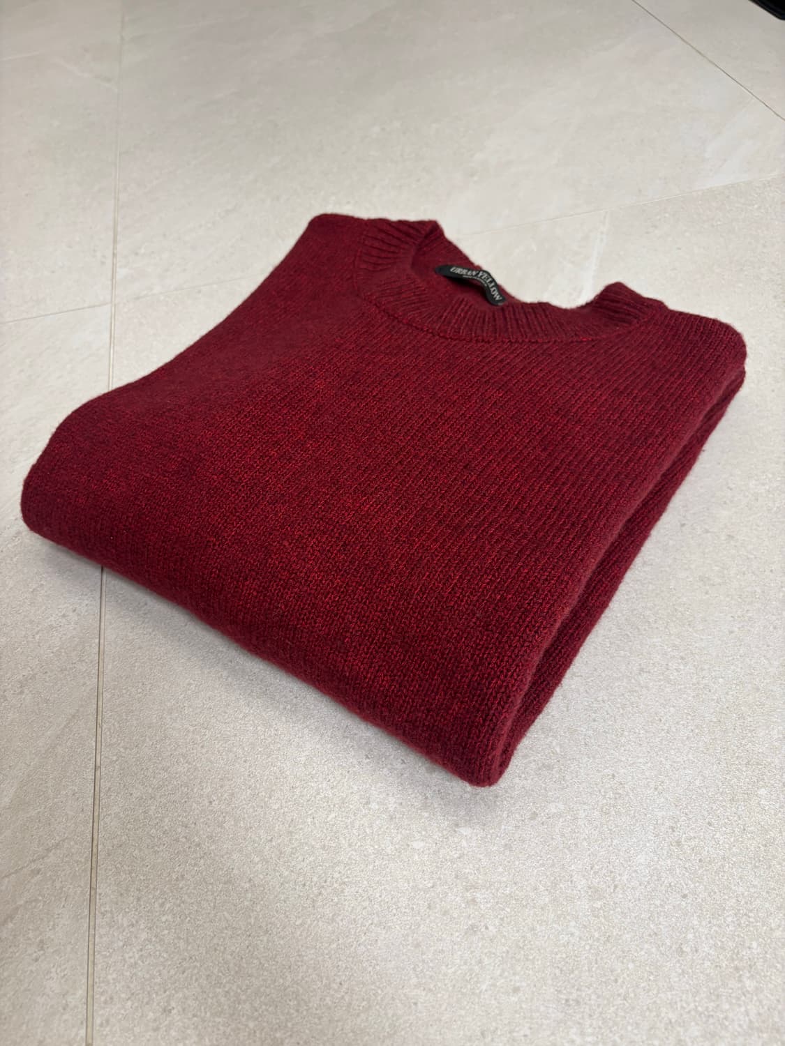 버건디 니트 상품이미지2