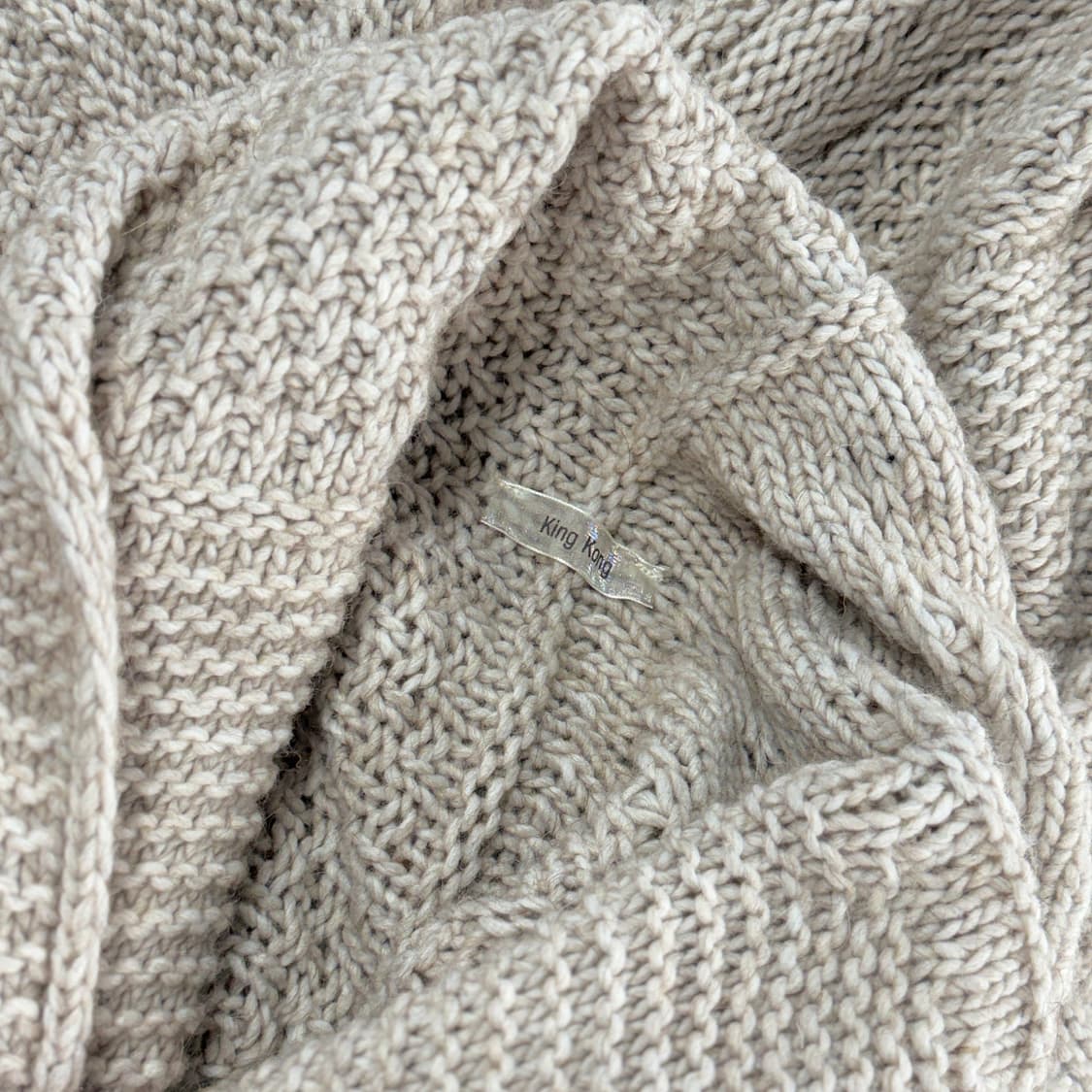 이태리 KING KONG 알파카 울 롱 가디건 상품이미지2