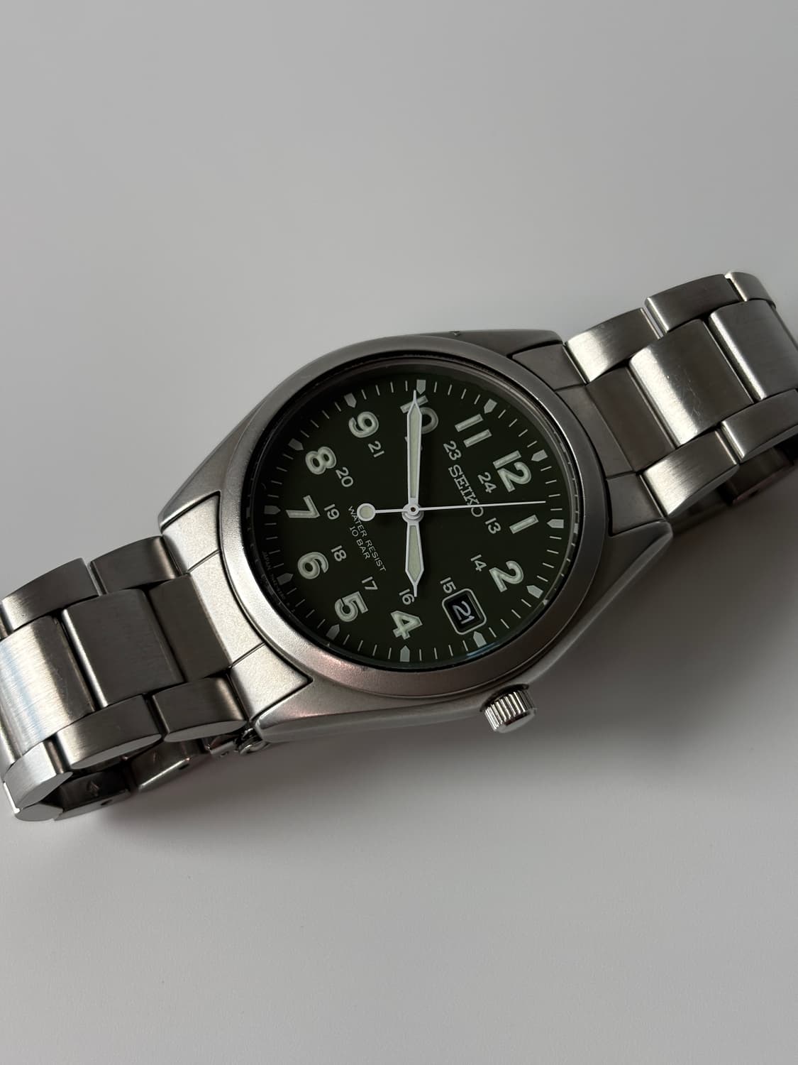 1990s Olive Dial Military Field Quartz 상품이미지3