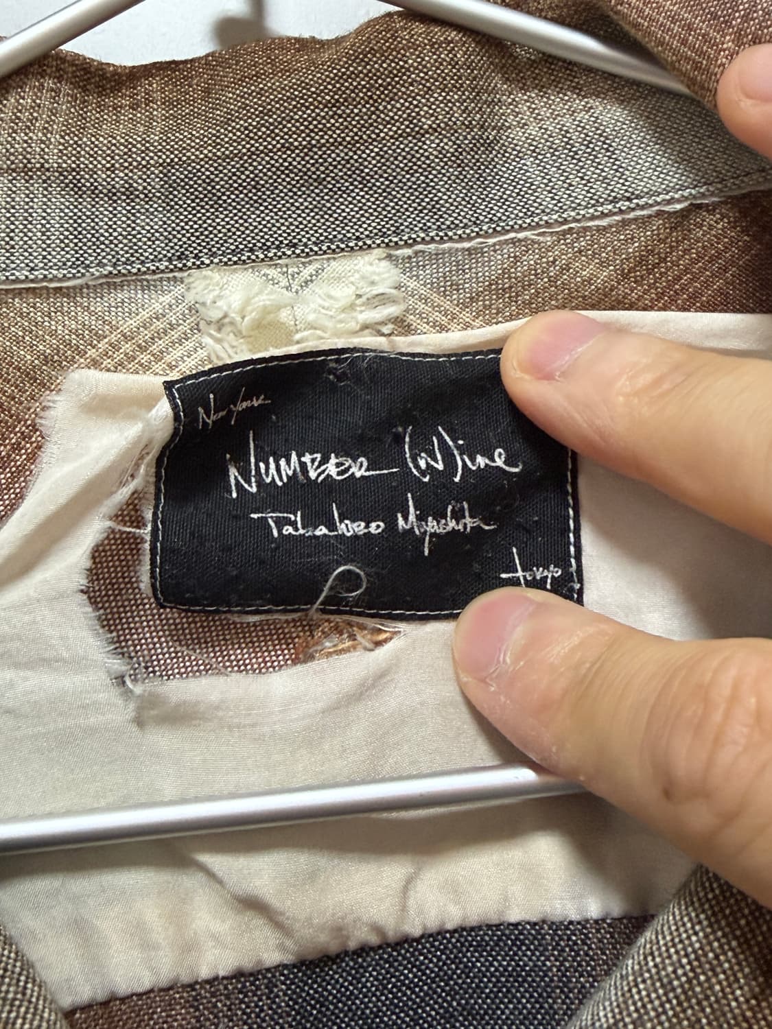 넘버나인 레이온 셔츠  상품이미지4